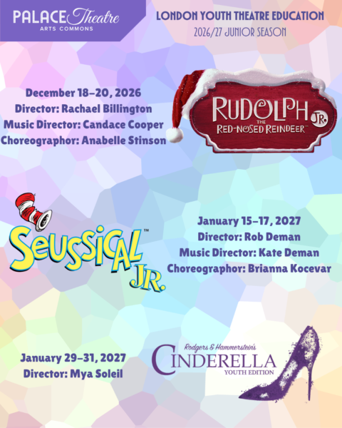 Rudolph, Seussical, and Cinderella by LYTE at the Palace Theatre